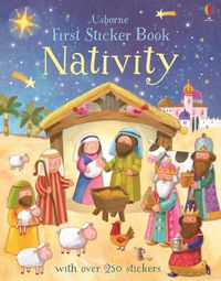 Cover image for First Sticker Book Nativity