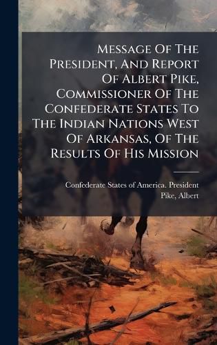 Cover image for Message Of The President, And Report Of Albert Pike, Commissioner Of The Confederate States To The Indian Nations West Of Arkansas, Of The Results Of His Mission