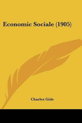 Cover image for Economic Sociale (1905)