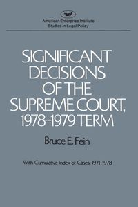 Cover image for Significant Decisions of the Supreme Court