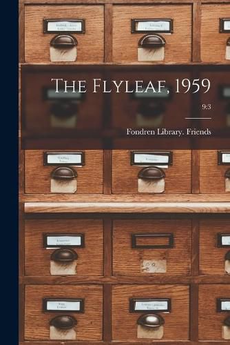 Cover image for The Flyleaf, 1959; 9: 3