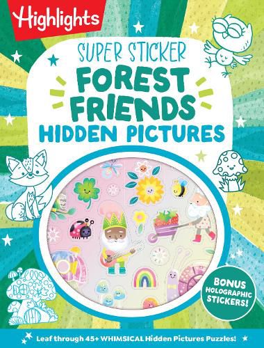 Cover image for Super Sticker Forest Friends Hidden Pictures