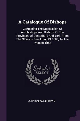 Cover image for A Catalogue Of Bishops