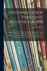 Cover image for Disturnell's New York State Register for 1858