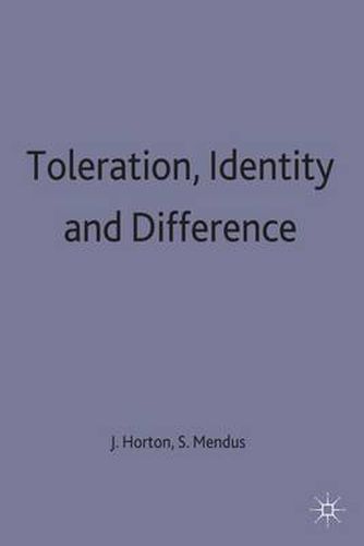 Cover image for Toleration, Identity and Difference