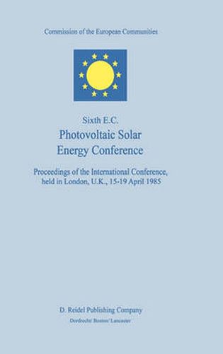 Cover image for Sixth E.C. Photovoltaic Solar Energy Conference