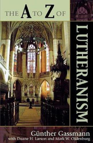 Cover image for The A to Z of Lutheranism