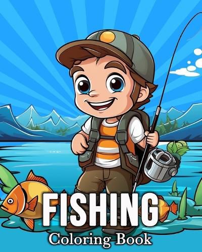 Cover image for Fishing Coloring Book