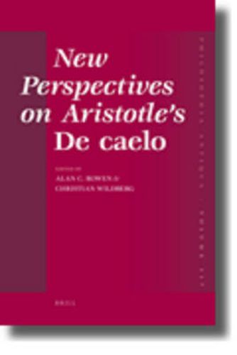 New Perspectives on Aristotle's De caelo