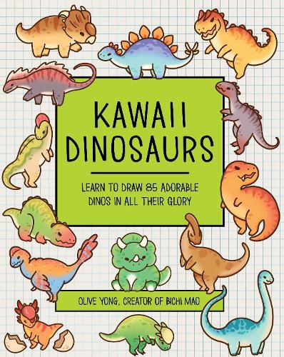 Cover image for Kawaii Dinosaurs