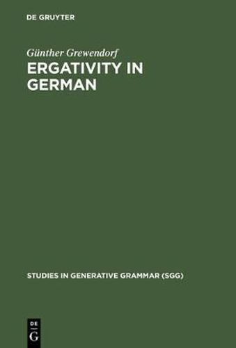 Cover image for Ergativity in German