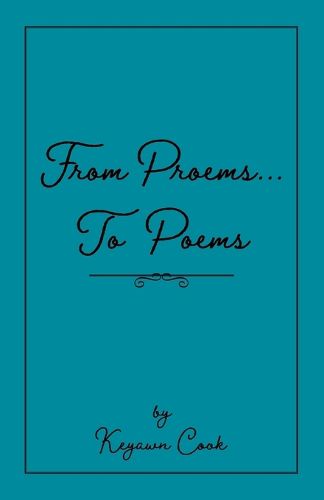 Cover image for From Proems....To Poems
