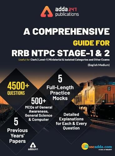 Cover image for A Comprehensive Guide for RRB NTPC, Group D, ALP & Others Exams 2019 English Printed Edition (NTPC Special)