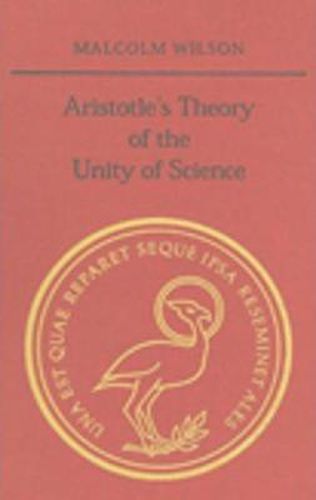 Cover image for Aristotle's Theory of the Unity of Science