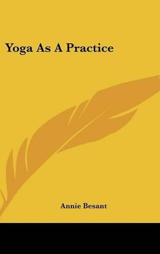 Cover image for Yoga as a Practice