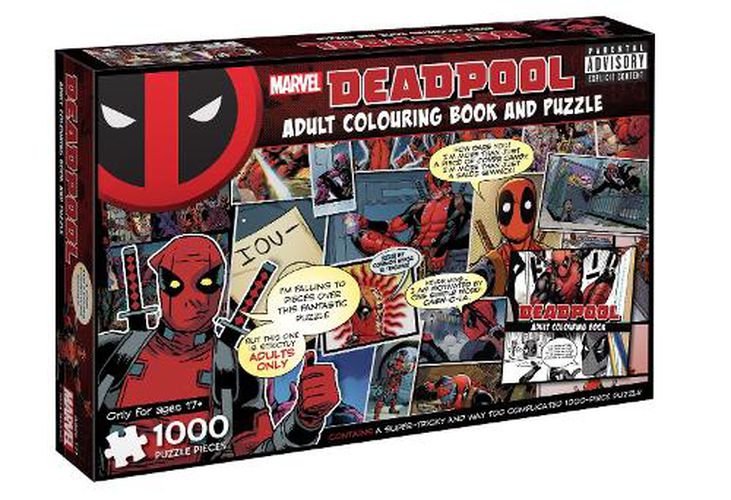 Cover image for Deadpool: Adult Book and Puzzle (Marvel: 1000 Pieces)