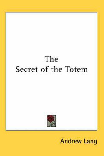 Cover image for The Secret of the Totem