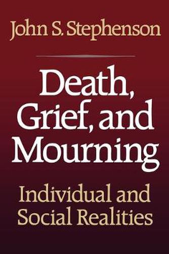 Cover image for Death, Grief, and Mourning