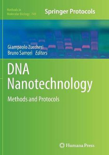 Cover image for DNA Nanotechnology: Methods and Protocols