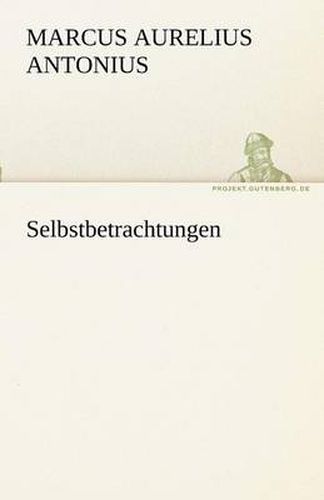 Cover image for Selbstbetrachtungen