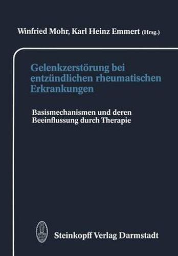 Cover image for Gelenkzerstorung Bei Entzundlichen Rheumatischen Erkrankungen