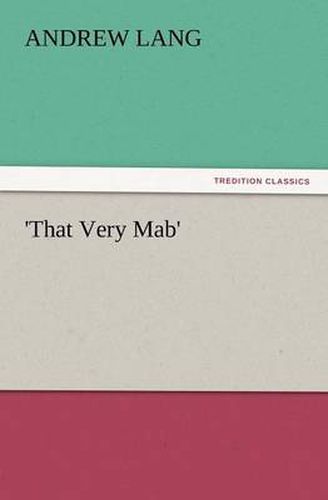 Cover image for 'That Very Mab