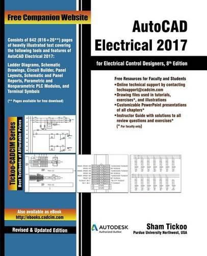 Cover image for AutoCAD Electrical 2017 for Electrical Control Designers