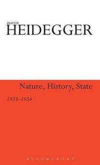 Cover image for Nature, History, State: 1933-1934