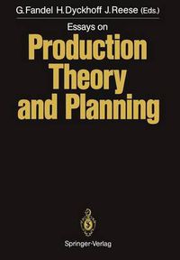 Cover image for Essays on Production Theory and Planning