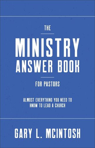 Cover image for Ministry Answer Book for Pastors