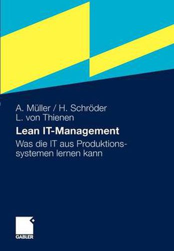 Cover image for Lean It-Management: Was Die It Aus Produktionssystemen Lernen Kann