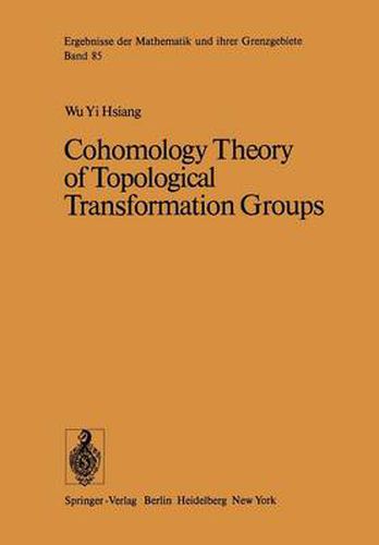 Cover image for Cohomology Theory of Topological Transformation Groups