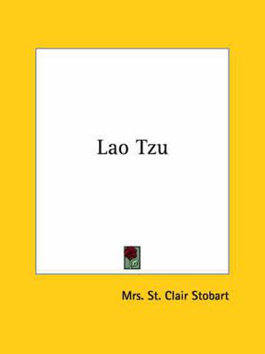 Cover image for Lao Tzu