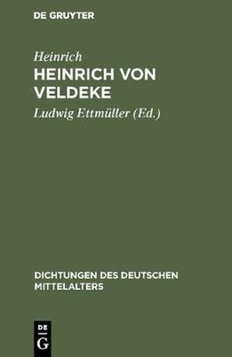 Cover image for Heinrich von Veldeke