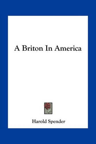 Cover image for A Briton in America