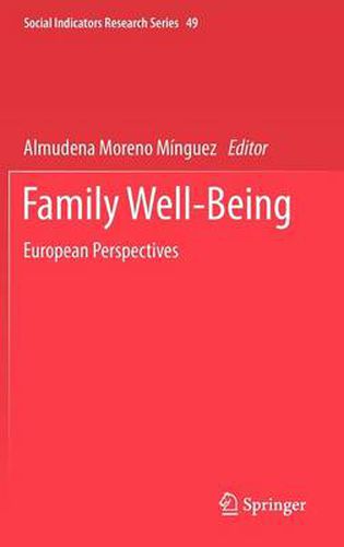 Cover image for Family Well-Being: European Perspectives