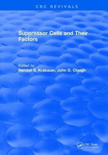 Cover image for Suppressor Cells and Their Factors
