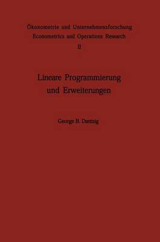 Cover image for Lineare Programmierung und Erweiterungen
