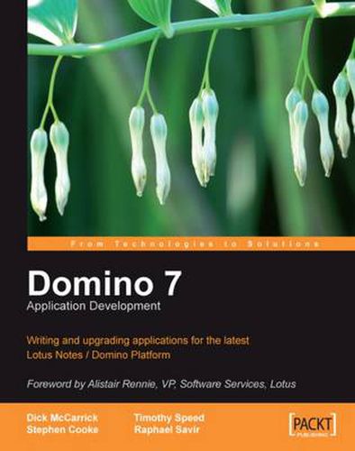 Cover image for Domino 7 Application Development