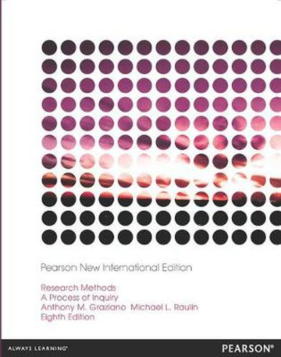 Cover image for Research Methods: A Process of Inquiry: Pearson New International Edition