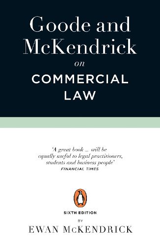 Cover image for Goode and McKendrick on Commercial Law: 6th Edition