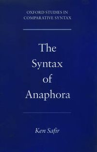 Cover image for The Syntax of Anaphora