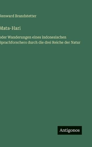 Cover image for Mata-Hari