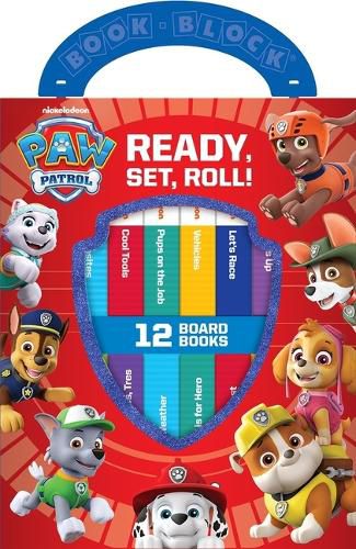 Cover image for Nickelodeon Paw Patrol: Ready, Set, Roll! 12 Board Books: 12 Board Books