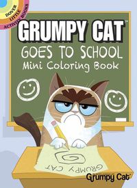 Cover image for Grumpy Cat Goes to School Mini Coloring Book