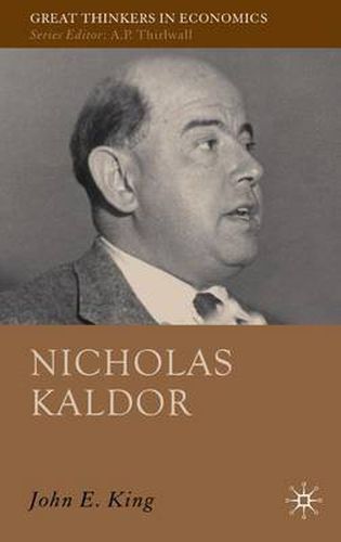 Cover image for Nicholas Kaldor