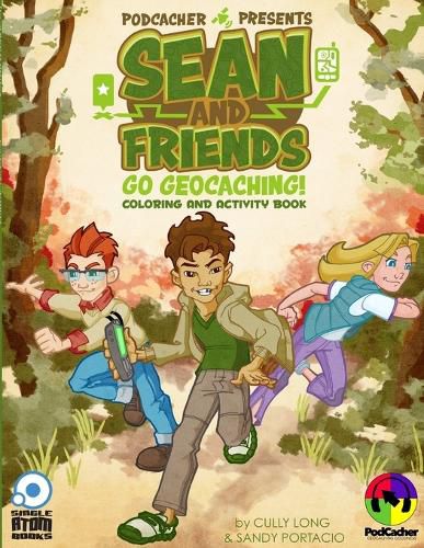 Cover image for Sean and Friends Go Geocaching (Coloring Book)