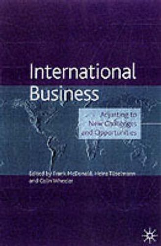 Cover image for International Business: Adjusting to New Challenges and Opportunities