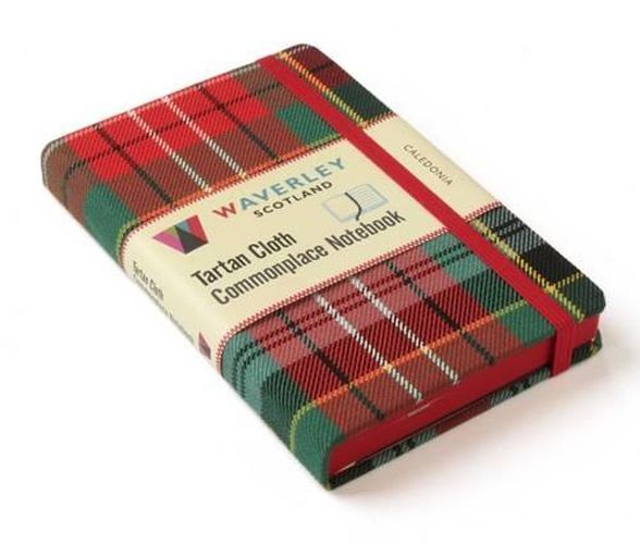 Cover image for Caledonia: Waverley Genuine Tartan Cloth Commonplace Notebook (9cm x 14cm)