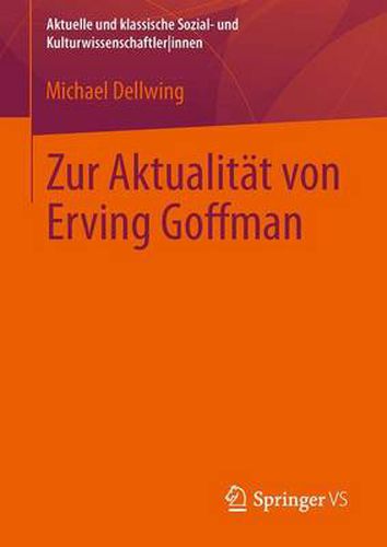 Cover image for Zur Aktualitat Von Erving Goffman